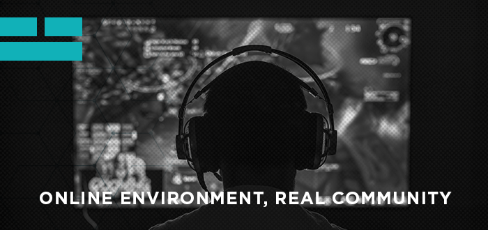Online environment, real community